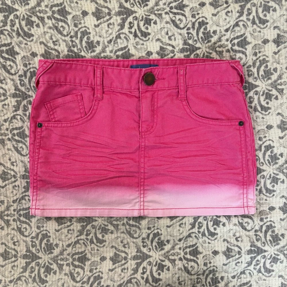 Ebase pink ombre mini skirt